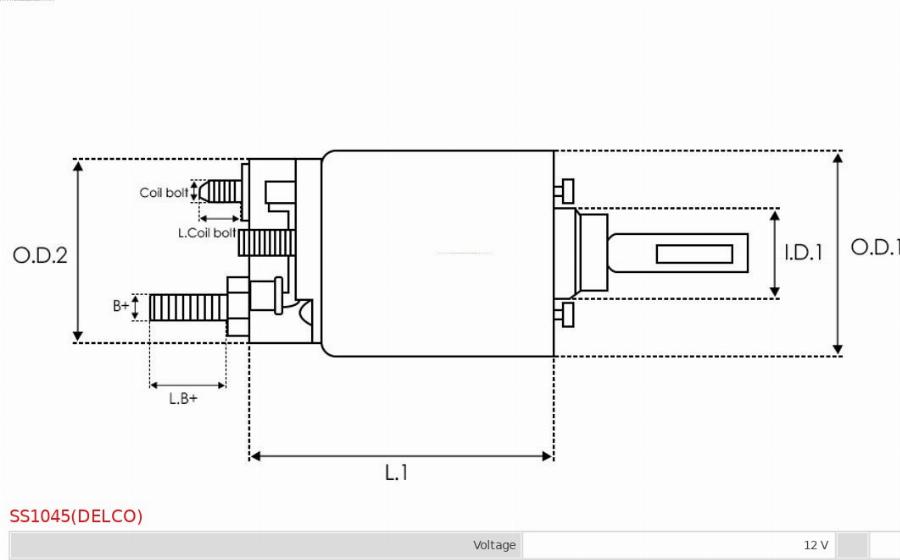 AS-PL SS1045(DELCO) - Ievilcējrelejs, Starteris ps1.lv