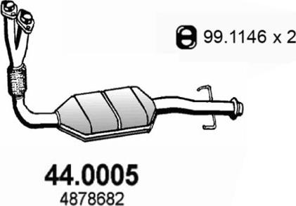 ASSO 44.0005 - Katalizators ps1.lv