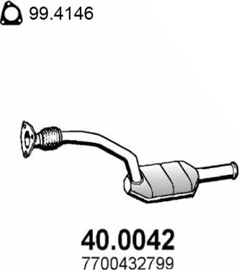 ASSO 40.0042 - Katalizators ps1.lv