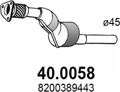 ASSO 40.0058 - Katalizators ps1.lv