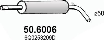 ASSO 50.6006 - Vidējais izpl. gāzu trokšņa slāpētājs ps1.lv