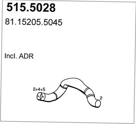 ASSO 515.5028 - Izplūdes caurule ps1.lv