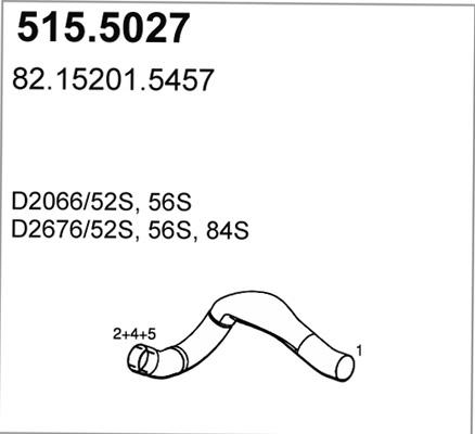 ASSO 515.5027 - Izplūdes caurule ps1.lv