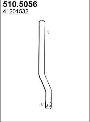 ASSO 510.5056 - Izplūdes caurule ps1.lv