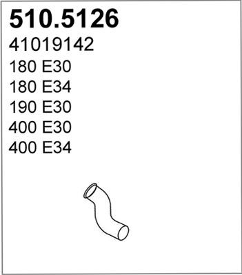 ASSO 510.5126 - Izplūdes caurule ps1.lv