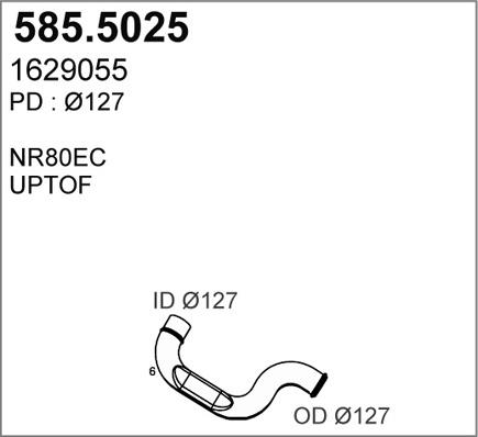 ASSO 585.5025 - Izplūdes caurule ps1.lv