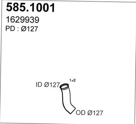 ASSO 585.1001 - Izplūdes caurule ps1.lv