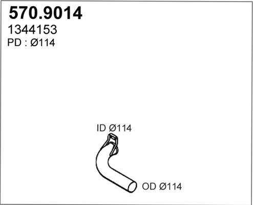 ASSO 570.9014 - Izplūdes caurule ps1.lv