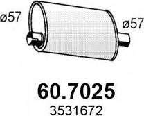 ASSO 60.7025 - Izplūdes gāzu trokšņa slāpētājs (pēdējais) ps1.lv