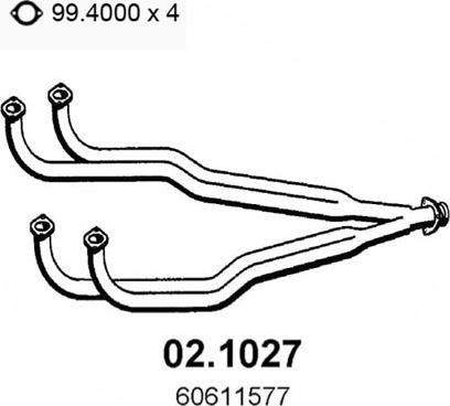 ASSO 02.1027 - Izplūdes caurule ps1.lv