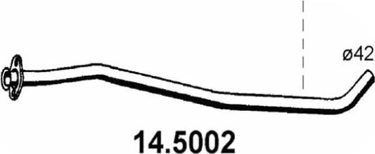 ASSO 14.5002 - Izplūdes caurule ps1.lv