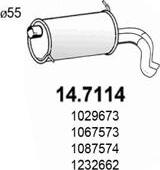ASSO 14.7114 - Izplūdes gāzu trokšņa slāpētājs (pēdējais) ps1.lv