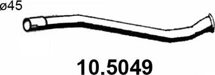 ASSO 10.5049 - Izplūdes caurule ps1.lv