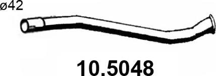 ASSO 10.5048 - Izplūdes caurule ps1.lv