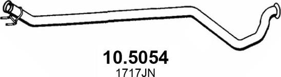 ASSO 10.5054 - Izplūdes caurule ps1.lv