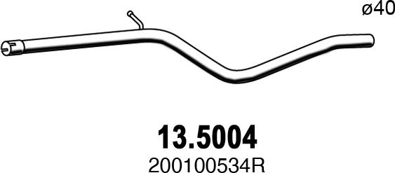 ASSO 13.5004 - Izplūdes caurule ps1.lv