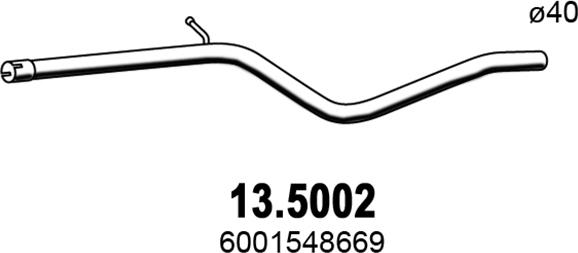 ASSO 13.5002 - Izplūdes caurule ps1.lv