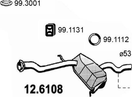 ASSO 12.6108 - Vidējais izpl. gāzu trokšņa slāpētājs ps1.lv