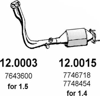 ASSO 12.0003 - Katalizators ps1.lv