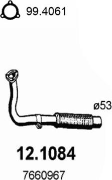 ASSO 12.1084 - Izplūdes caurule ps1.lv