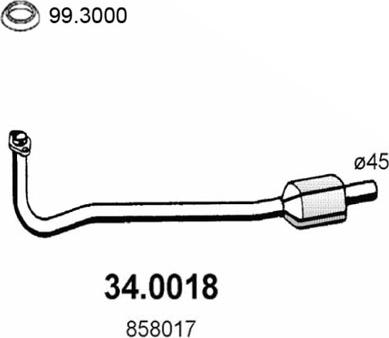 ASSO 34.0018 - Katalizators ps1.lv