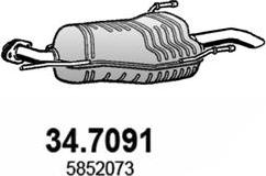 ASSO 34.7091 - Izplūdes gāzu trokšņa slāpētājs (pēdējais) ps1.lv