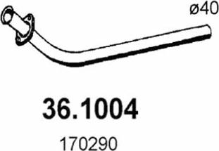 ASSO 36.1004 - Izplūdes caurule ps1.lv