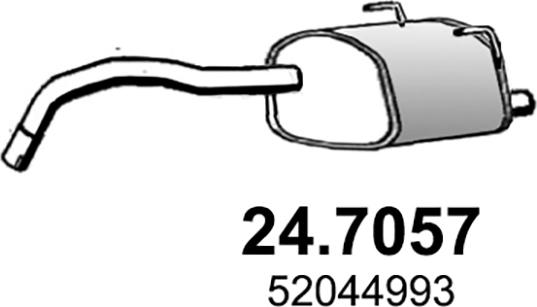 ASSO 24.7057 - Izplūdes gāzu trokšņa slāpētājs (pēdējais) ps1.lv