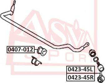 ASVA 0423-45R - Stiepnis / Atsaite, Stabilizators ps1.lv