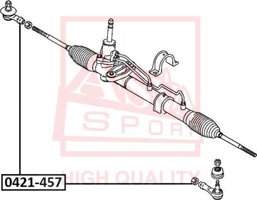 ASVA 0421-457 - Stūres šķērsstiepņa uzgalis ps1.lv