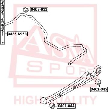 ASVA 0423-K96R - Stiepnis / Atsaite, Stabilizators ps1.lv