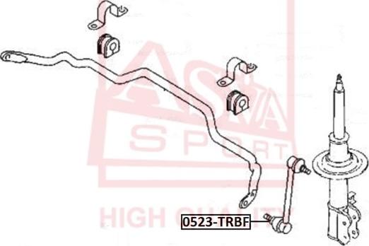 ASVA 0523-TRBF - Stiepnis / Atsaite, Stabilizators ps1.lv