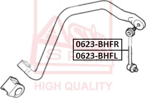 ASVA 0623-BHFR - Stiepnis / Atsaite, Stabilizators ps1.lv