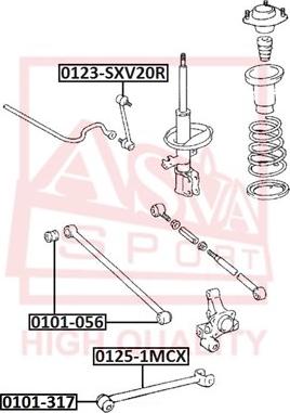 ASVA 0123-SXV20R - Stiepnis / Atsaite, Stabilizators ps1.lv