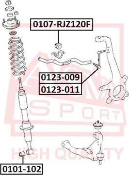 ASVA 0107-RZJ120F - Bukse, Stabilizators ps1.lv