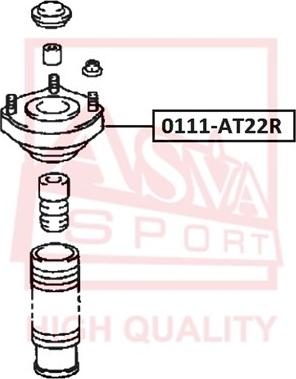 ASVA 0111-AT22R - Amortizatora statnes balsts ps1.lv