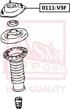 ASVA 0111-V3F - Amortizatora statnes balsts ps1.lv