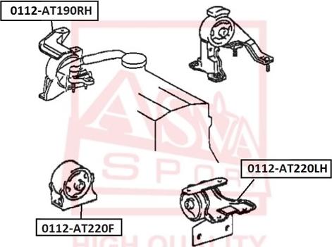 ASVA 0112-AT220LH - Piekare, Dzinējs ps1.lv