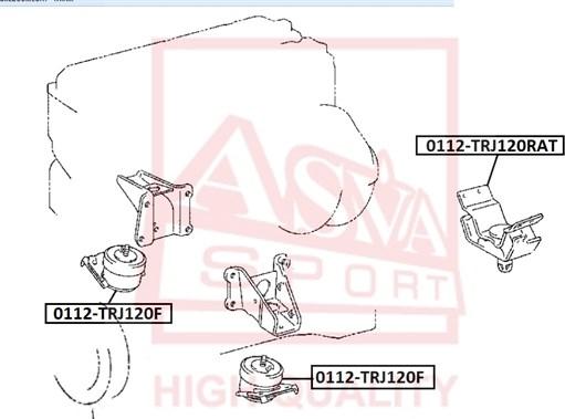 ASVA 0112-TRJ120F - Piekare, Dzinējs ps1.lv