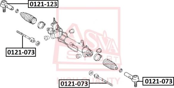 ASVA 0121-123 - Stūres šķērsstiepņa uzgalis ps1.lv