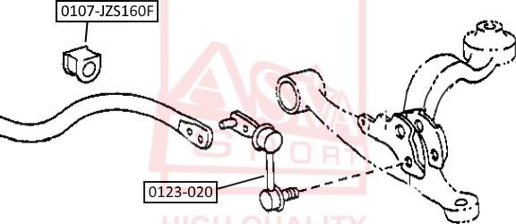 ASVA 0123-020 - Stiepnis / Atsaite, Stabilizators ps1.lv