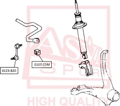 ASVA 0123-820 - Stiepnis / Atsaite, Stabilizators ps1.lv