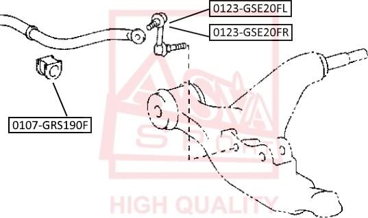 ASVA 0123-GSE20FR - Stiepnis / Atsaite, Stabilizators ps1.lv