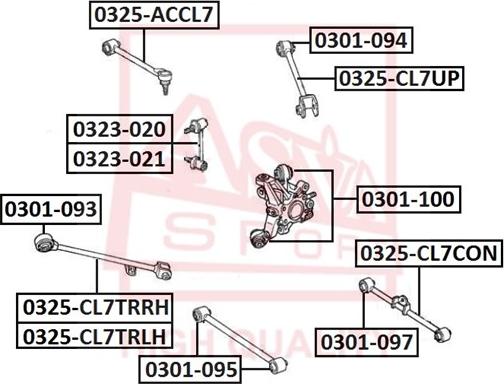 ASVA 0323-020 - Stiepnis / Atsaite, Stabilizators ps1.lv