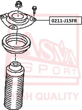 ASVA 0211-J15FR - Amortizatora statnes balsts ps1.lv