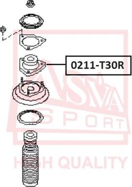 ASVA 0211-T30R - Amortizatora statnes balsts ps1.lv