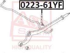 ASVA 0223-61YF - Stiepnis / Atsaite, Stabilizators ps1.lv