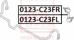 ASVA 0223-C23FL - Stiepnis / Atsaite, Stabilizators ps1.lv