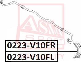 ASVA 0223-V10FL - Stiepnis / Atsaite, Stabilizators ps1.lv