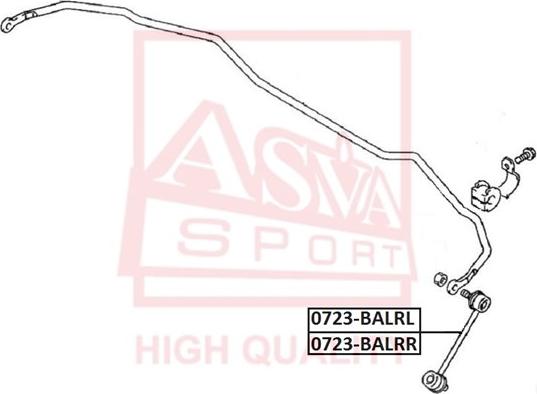 ASVA 0723-BALRR - Stiepnis / Atsaite, Stabilizators ps1.lv